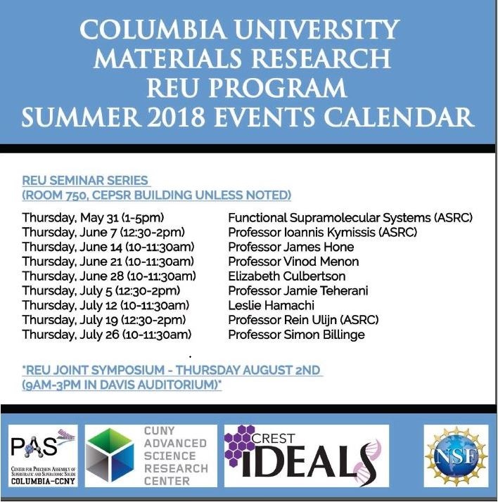 2018 IDEALS REU Seminar Series