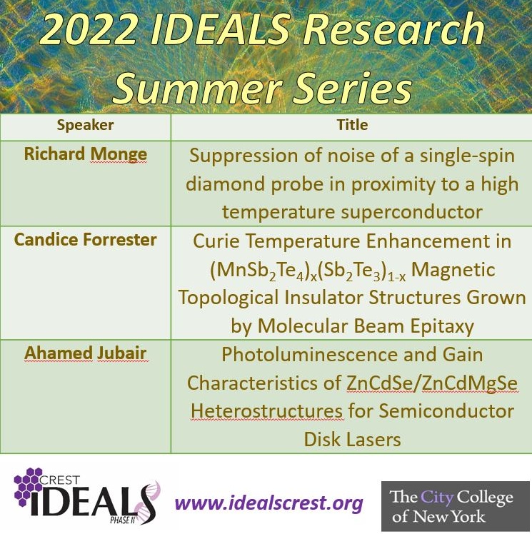 IDEALS Research Summer Series