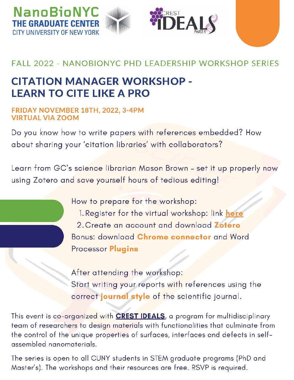 Using Zotero workshop - Learn to cite like a pro!