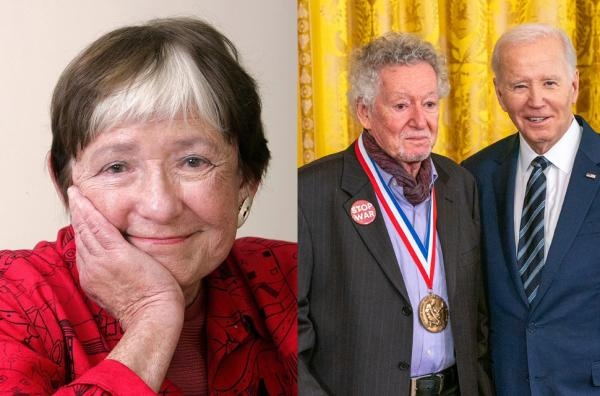 White House honors CCNY legends Myriam Sarachik and Sheldon Weinbaum